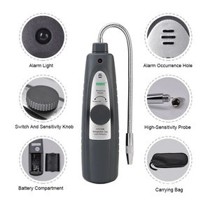 เครื่องตรวจจับการรั่วไหลของก๊าซทำความเย็น DY5750B เครื่องวิเคราะห์ก๊าซฮาโลเจนสำหรับเครื่องปรับอากาศและการตรวจจับการรั่วไหลของสารทำความเย็นหิมะ - Product Image 6