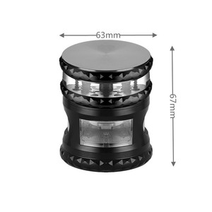 Moulin à herbes sèches personnalisé en gros, broyeur à tabac et épices 63mm, 4 couches, en alliage de <span class=keywords><strong>zinc</strong></span>, bord diamanté, fenêtre transparente pour accessoires - Product Image 6
