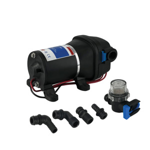 Bomba de Agua Eléctrica de Diafragma de Baja Presión de 12V 5A 60W, Autocebante, 10Lpm/2.7Gpm, 17PSI, para Uso Marino y RV, Modelo FL-30 - Product Image 2