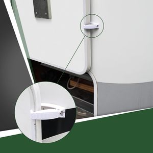 Soporte <span class=keywords><strong>para</strong></span> Puerta de Autocaravana, 12 Piezas, Soporte Blanco <span class=keywords><strong>para</strong></span> Mantener la Puerta de Equipaje Abierta, Incluye Tornillos <span class=keywords><strong>para</strong></span> Remolques de Autocaravanas y <span class=keywords><strong>Furgonetas</strong></span> - Product Image 5