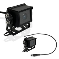 Mini cámara de marcha atrás para vehículos de flota AHD 1080P para seguridad de automóviles cámara de visión trasera de Vista frontal