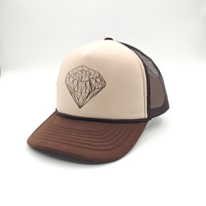 Gorra Trucker Lisa de 5 Paneles al por Mayor, Personalización Profesional con Impresión y Bordado de Logotipo, Gorra Trucker de Malla con Espuma Premium - Product Image 5