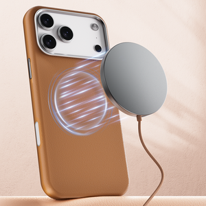 Funda de Teléfono V-L06 Retro de Lujo en Cuero PU para iPhone 13 14 15 16 17 Pro Max, Antigolpes, Magnética, para Negocios - Product Image 4