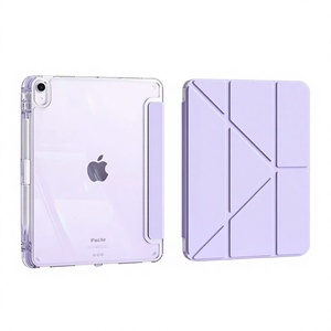 เคสแท็บเล็ตแบบพับได้ Y-fold สำหรับ MatePad 115 พร้อมขาตั้ง  วัสดุอะคริลิก ป้องกันรอยขีดข่วน สีพื้น สำหรับ Air 12 นิ้ว และ SE - Product Image 1