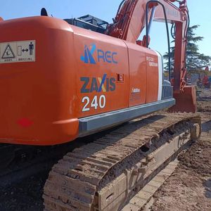 Excavatrice hydraulique sur chenilles d'occasion HITACHI ZX240 du Japon, machine de construction de seconde main, 24T, à vendre - Product Image 2