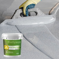 Peinture époxy auto-nivelante Prettywall PW001 au design moderne, finition micro-terrazzo marbre, imperméable, écologique, ignifuge