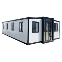 Casa Contenedor Prefabricada de 2 Dormitorios con Baño Completo para Casa de Vacaciones Familiar y Apartamento para Ancianos
