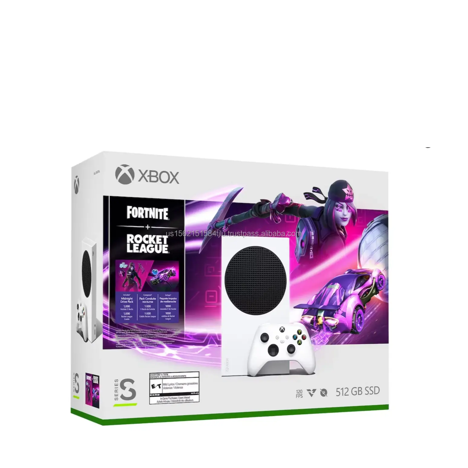 BEST Microsofts X box Series S for-Fortnite League + 13 game + 2 pengontrol + set kepala Bundle