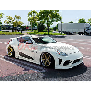 Pare-chocs avant en fibre de carbone partielle de style Weber Sports <span class=keywords><strong>Zenit</strong></span> Line pour NISSAN 370Z Z34 Kit carrosserie - Product Image 4