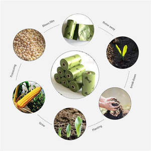 Sacs de déchets de chien biodégradables de haute qualité compostables sac de merde d'élimination de caca avec support de distributeur - Product Image 6