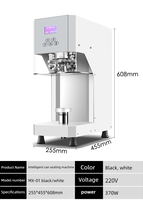 Machine de scellage automatique commerciale intelligente pour canettes, machine de capsulage de gobelets en aluminium pour les salons de thé au lait