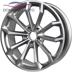 Jantes et roues en alliage d'aluminium de <span class=keywords><strong>18</strong></span> <span class=keywords><strong>pouces</strong></span>, entièrement revêtues d'un argent scintillant fin, adaptées au remplacement des roues <span class=keywords><strong>Audi</strong></span> A5 - Product Image 4