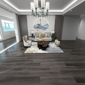 Plancher stratifié AC5 Résistance à l'usure Surface lisse Installation par clic Imperméable pour cuisine Salle de bain Salon Utilisation en extérieur - Product Image 2