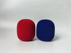 Factory Customized Microphone Foam Without Logo Unflocking Foam Triangle Square Mic Foam Cover Windscreens <b>Sponge</b> Windshield - Product Image 5