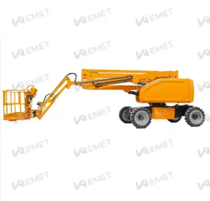 CE Motor Diesel para Articulado Boom Lift Self-Propelled Cherry Picker Hidráulica Dobrável Braço Man Lift