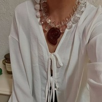 Nouveau collier ras du cou en perles acryliques colorées sur le thème de l'océan avec pendentif coquillage
