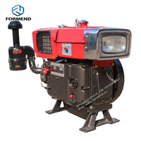 Type de refroidissement par eau monocylindre 8HP 10HP 12HP 15HP 18HP 20HP 22HP 25HP 30HP moteur diesel pompe à eau moteur diesel