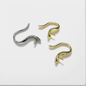 22522 Accesorios de Perlas DIY, Plata S925, Gancho para Oreja, Bandeja Vacía, Edición Gruesa, Joyería de Plata, Pendientes con Cuentas de 11-15 mm - Product Image 2