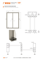 Profilé d'extrusion en aluminium anodisé sur mesure pour bande LED de fenêtre étroite, isolation thermique, pour mât de fenêtre