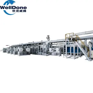 التلقائي بالكامل يمكن التخلص منها الكبار حفاضات الطفل المستخدمة آلة المحرز في فوجيان