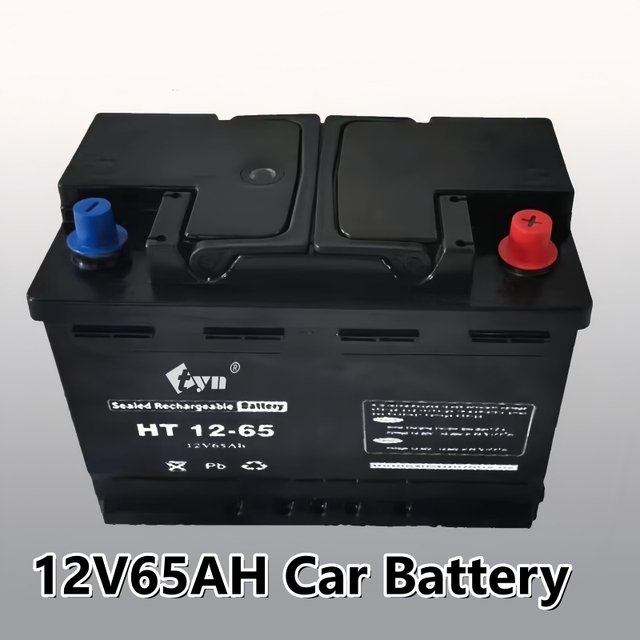 High Quality Rechargeable Maintenance Free Electric Vehicles 12V 65Ah Lead Acid Cars Battery