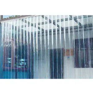 Gefrier raum transparenter PVC-Tür vorhang aus weichem Kunststoff