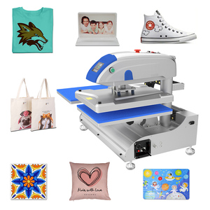 Prezzo di Fabbrica Pressa a Caldo Automatica per Magliette con Doppia Resistenza e Apertura Automatica, con Multi-Timer - Product Image 2