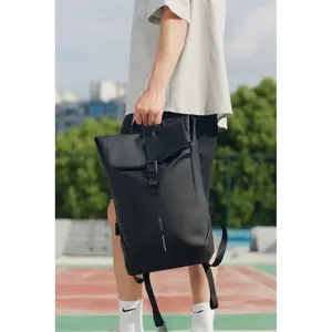 Sac à dos plat urbain durable, merchandising écologique - Product Image 5