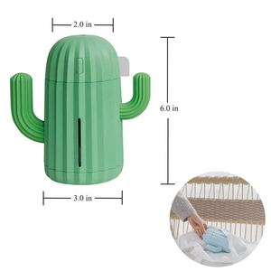 USB recargable Cool Mist LED lindo Cactus humidificador portátil escritorio decoraciones directo de fábrica precio al por mayor para coches - Product Image 2