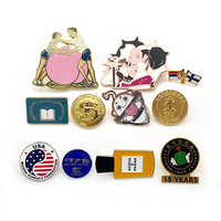 Pins de Solapa Metálicos Tradicionales Personalizados, Broches y Placas Modernos para Regalos Promocionales Unisex - Colores y Tamaños Personalizables