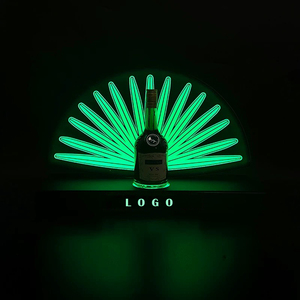 Nuevo diseño Sector forma acrílico VIP champán LED botella Glorifier una botella presentador pantalla para Casamigo - Product Image 4