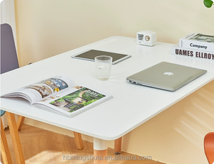 Restaurante precio al por mayor mesa de color de madera simple belleza muebles conjunto mesa de cena rectangular - Product Image 2