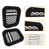 Accessoires extérieurs très demandés : Grilles d'aération latérales compatibles avec les Land Rover Defender 90, 110, 130 classiques
