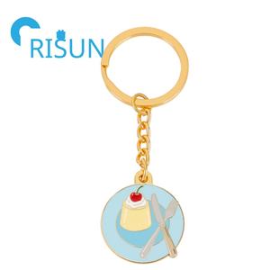 Llavero Personalizado de Metal para Pudín de Pudín, Llavero de Pudín de Navidad, Llavero de Purin - Product Image 4