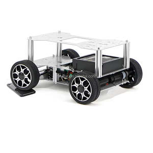 Châssis de roues Mecanum en gros, véhicule intelligent à quatre roues motrices (4x4) avec suspension et mouvement omnidirectionnel, robot ROS - Product Image 2