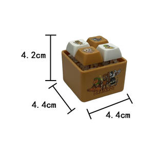 Colgante Sonoro Creativo Brainrot Tung Tung Tung, Colgante Divertido para Mochila de Pareja, Juguetes Antiestrés, Llavero de Teclado - Product Image 5