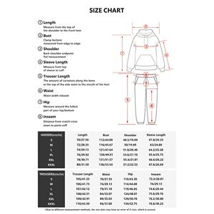 ชุดฮู้ดดี้และกางเกงวอร์มผ้าฝ้าย 100% 500 GSM ชุดแทรคสูทโอเวอร์ไซส์สำหรับผู้ชาย คุณภาพสูง - Product Image 6