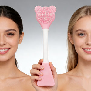 Cepillo Facial de Silicona para el Hogar, con Espátula, para Limpieza Profunda y Exfoliación, Impermeable y Portátil, Manual - Product Image 1