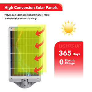 Vente en gros d'usine, terrain de basket-ball extérieur, imperméable Ip65 Smd 180 300 watts, Induction Led, éclairage de rue solaire - Product Image 4