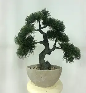 Bestseller künstliche Nimi Pflanze Miniatur Bonsai Mini runden Baum dekorative Innen