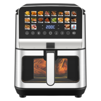 Friteuse à air numérique électrique 9L en acier inoxydable, sans huile, intelligente, pour une cuisson saine, vente en gros, directement de l'usine chinoise