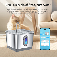 Fontaine à eau intelligente portable pour animaux de compagnie Geeni PetConnect 4L, 5000 mAh, étanche, avec filtre automatique, pour chats et chiens, Wi-Fi