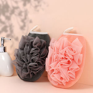 Wholesale Exfoliating Body Cleaning Bath Flower Bathroom Shower Ball Scrubber Sponge Towel Tool - Product Image 1
