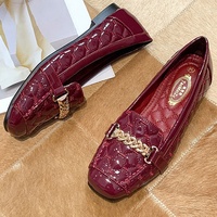 Nouvelles Chaussures Plates Décontractées Y 33-43 à Bout Carré Grande Taille pour Femmes