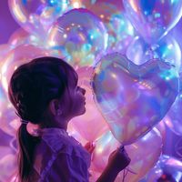 Vente en gros de ballons transparents arc-en-ciel en forme de papillon, étoile en forme de coeur, couleur dégradée, ballons laser holographiques irisés