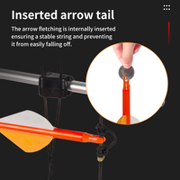 Flèche en carbone pur SPG Archery, 32 pouces, pour arc à poulies, arc recurve, chasse, tir, entraînement, ailerons en plastique, pointe métallique amovible