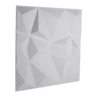 Cetakan Dekoratif Murah Abstrak Geometris Melengkung Jenis Baru Panel Pvc 3D