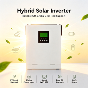 Inversor Solar Híbrido de 4.2KW para Sistemas Conectados a la Red y Fuera de la Red, Controlador de Carga Solar MPPT, Salida Bifásica de 220V, Convertidor de Energía Solar - Product Image 3