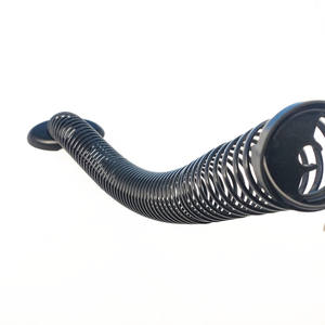 Bilgisayar ofis masası altında kaldırma tablası bahar yılan kablo düzenleyici ayakta siyah plastik omurga tel yönetim kutusu - Product Image 4