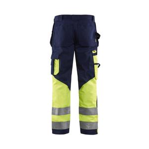 BLAKLADER - 152913708833C58 Pantalones Hi-Vis Azul Marino/Amarillo-EAN 7330509291580 ROPA DE TRABAJO DE 2017 - Product Image 2
